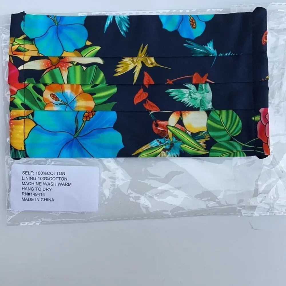 JOHNNY WAS FLORAL FACE MASK 100% COTTON ⭐️⭐️⭐️⭐️⭐️